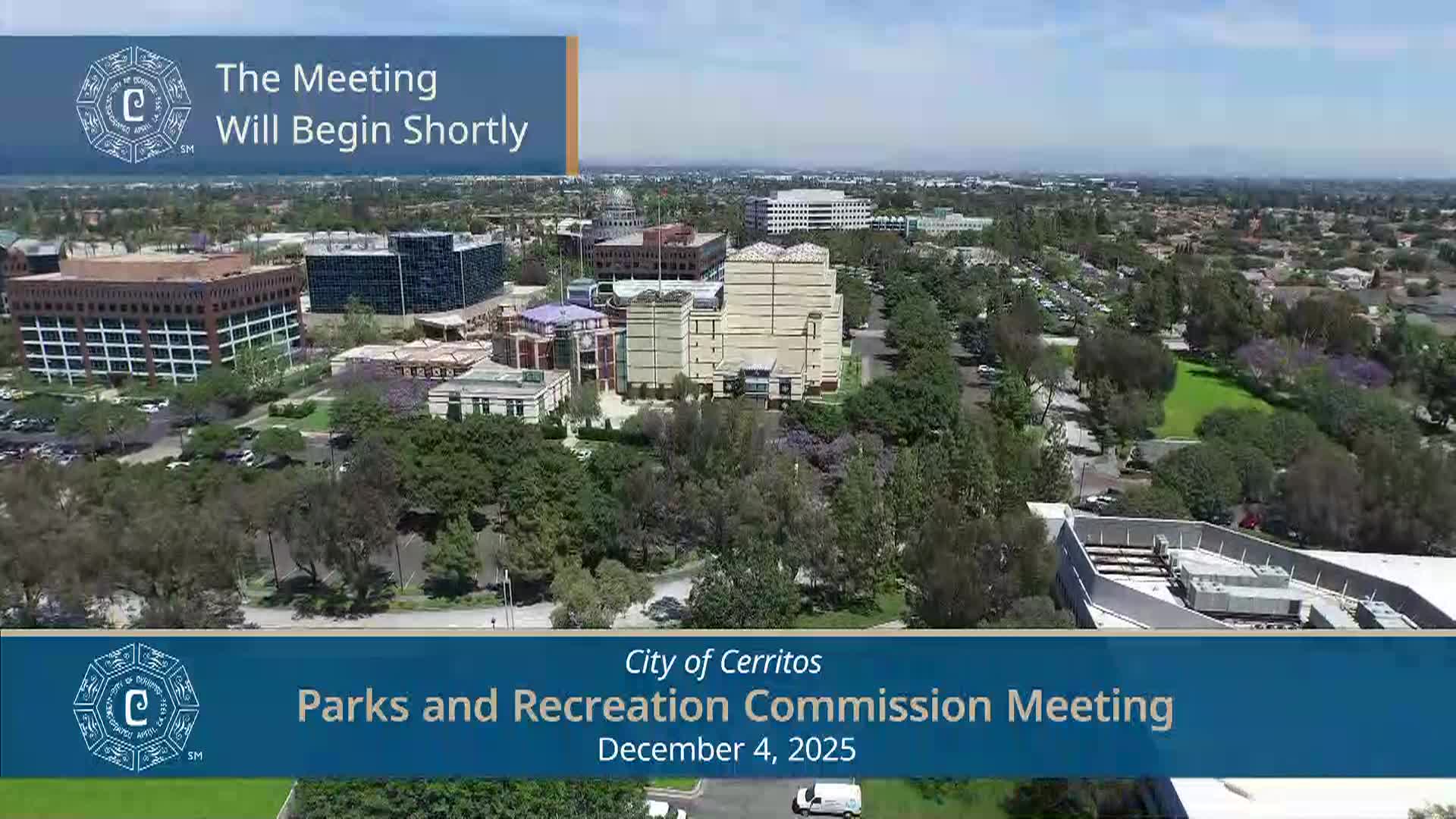 Thumbnail image for Parks and Recreation Commission Meeting: December 4, 2025